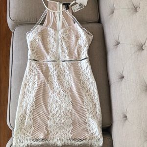 White Lace Cocktail Dress